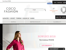 Tablet Screenshot of coco-fashion.pl